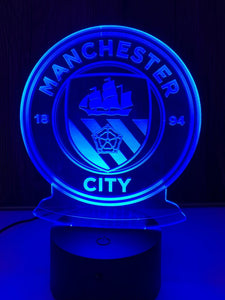 Manchester City 3D LED Lamp