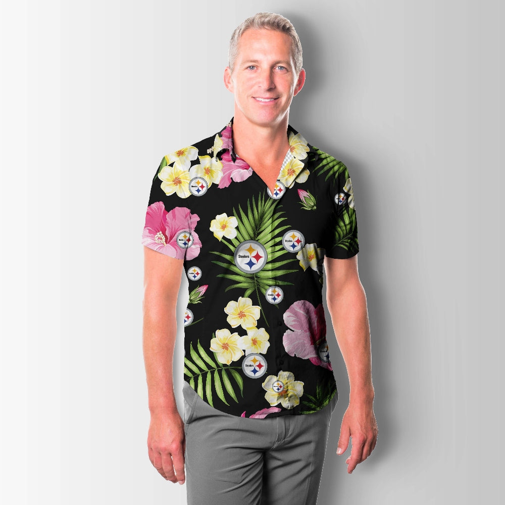 Pittsburgh Steelers Summer Floral Shirt