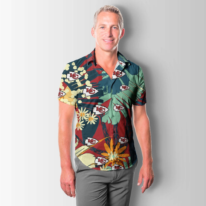 Kansas City Chiefs Summer Floral Shirt