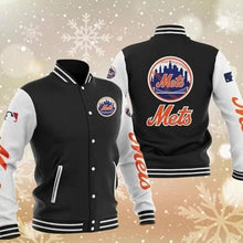 Load image into Gallery viewer, New York Mets Casual Letterman Jacket