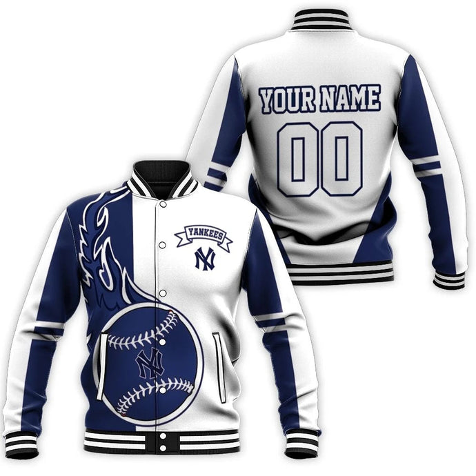 New York Yankees Casual 3D Letterman Jacket