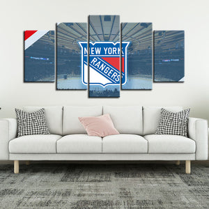 New York Rangers Stadium Wall Art Canvas