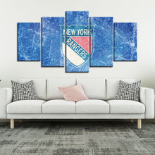 Load image into Gallery viewer, New York Rangers Wall Art Canvas 2