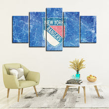 Load image into Gallery viewer, New York Rangers Wall Art Canvas 2