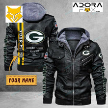 Load image into Gallery viewer, Green Bay Packers Casual Leather Jacket