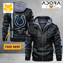 Load image into Gallery viewer, Indianapolis Colts Casual Leather Jacket