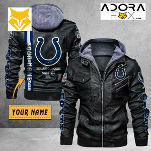 Indianapolis Colts Casual Leather Jacket