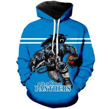 Load image into Gallery viewer, Carolina Panthers 3D Hoodie