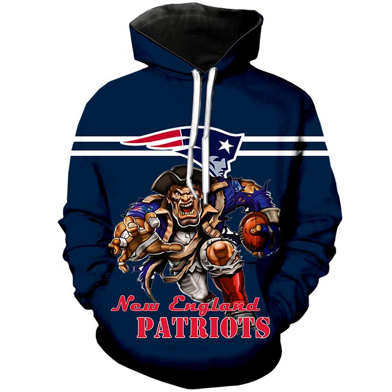 New England Patriots 3D Hoodie
