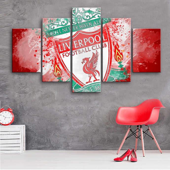 Liverpool  F.C Paint Splash Canvas