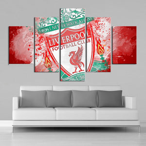 Liverpool  F.C Paint Splash Canvas
