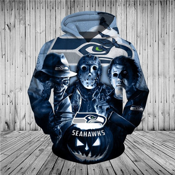 Seattle Seahawks Halloween Hoodie