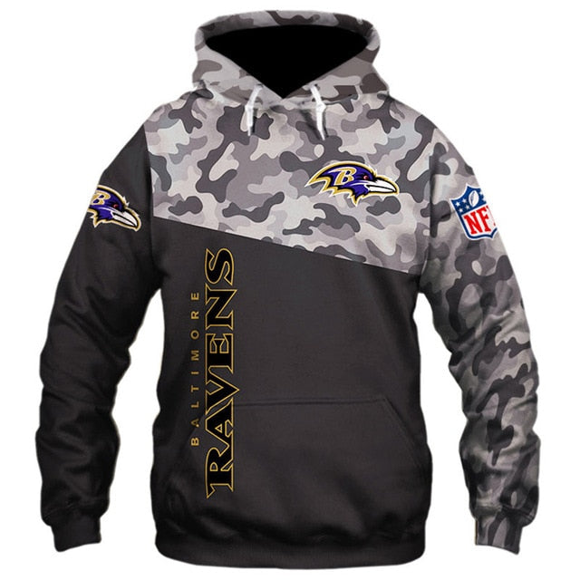 Baltimore Ravens 3D Hoodie