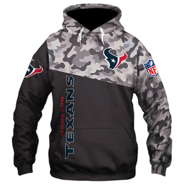 Houston Texans 3D Hoodie