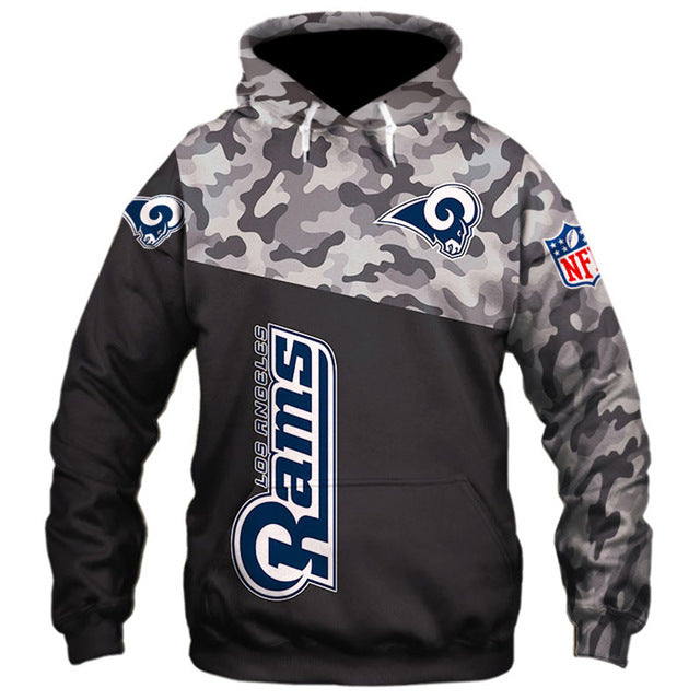 Los Angeles Rams 3D Hoodie