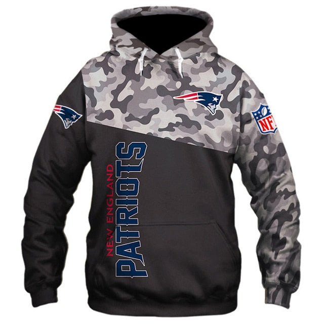 New England Patriots 3D Hoodie