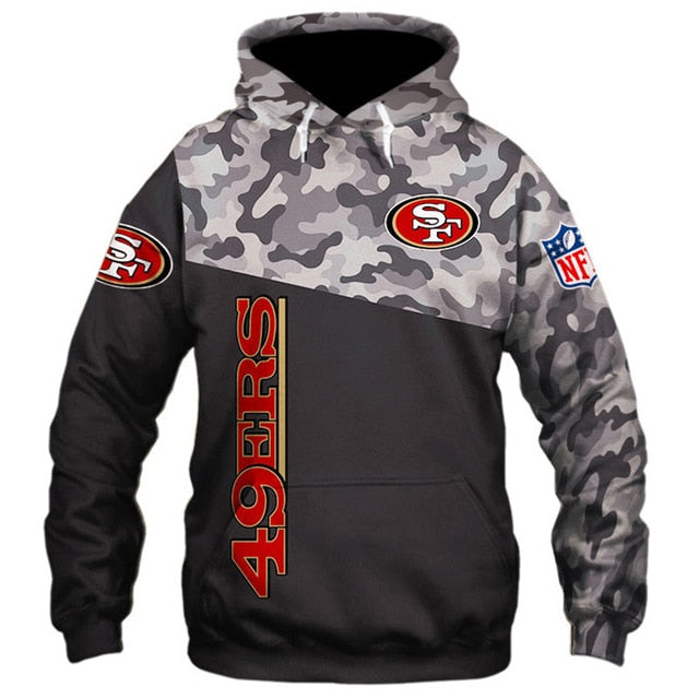 San Francisco 49ers 3D Hoodie