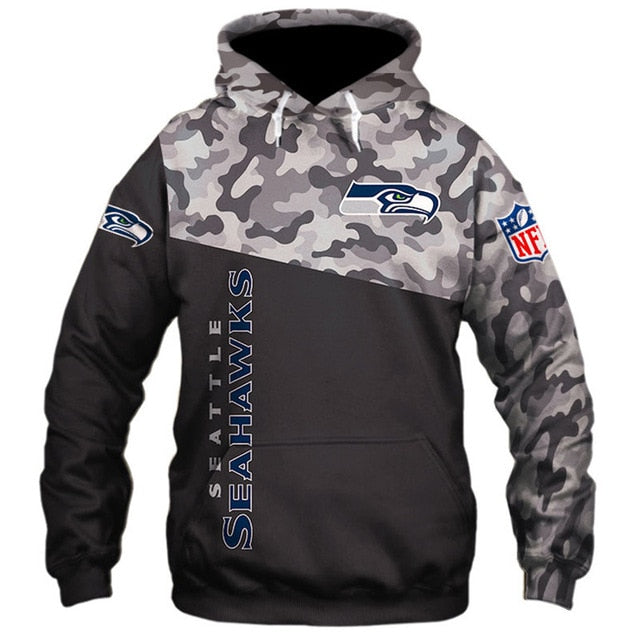 Seattle Seahawks 3D Hoodie