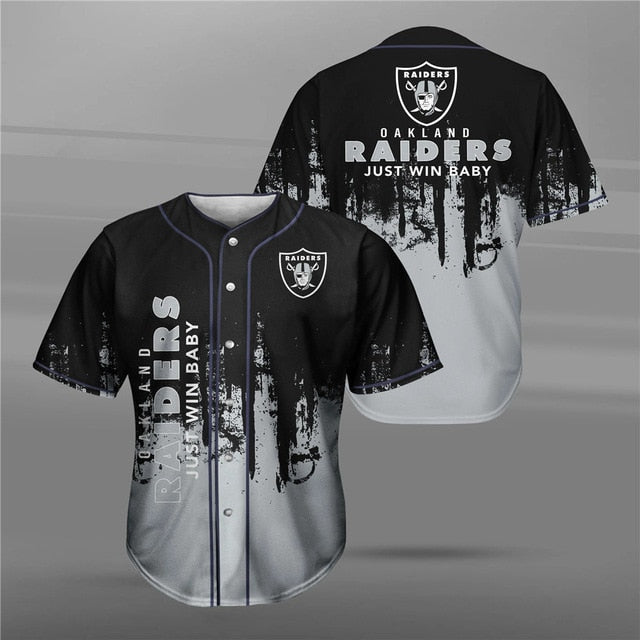 Las Vegas Raiders 3D Baseball Shirt