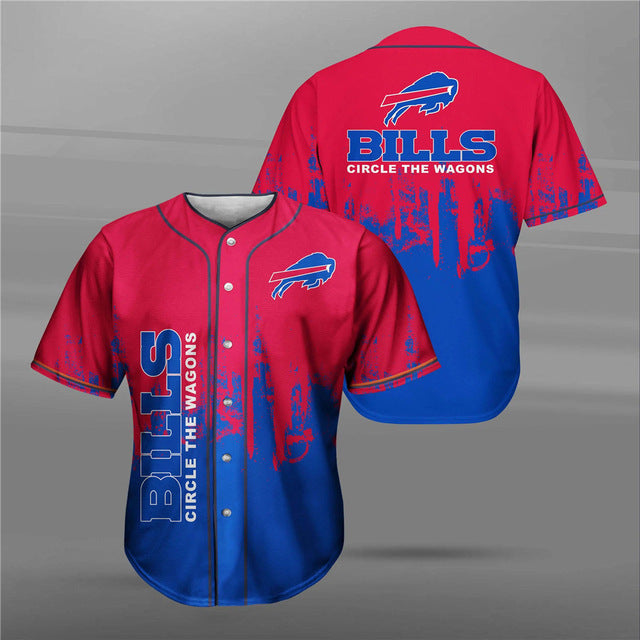 Buffalo Bills 3D Baseball Shirt