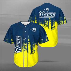 Los Angeles Rams 3D Baseball Shirt
