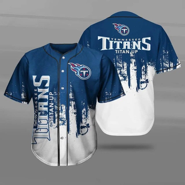 Tennessee Titans 3D Baseball Shirt