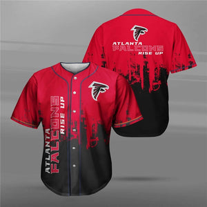 Atlanta Falcons 3D Baseball Shirt