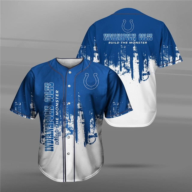 Indianapolis Colts 3D Baseball Shirt