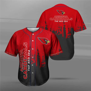 Arizona Cardinals 3D Baseball Shirt