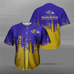 Baltimore Ravens 3D Baseball Shirt