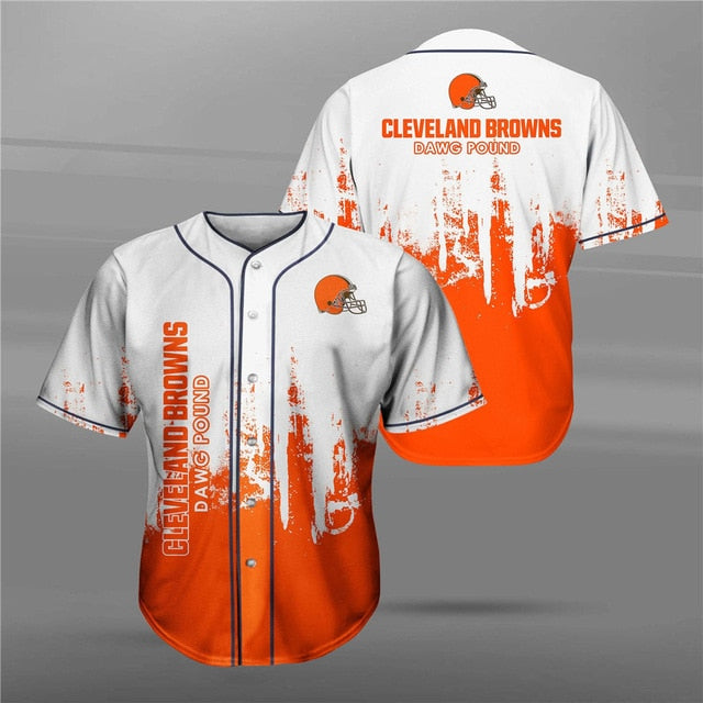 Cleveland Browns 3D Baseball Shirt