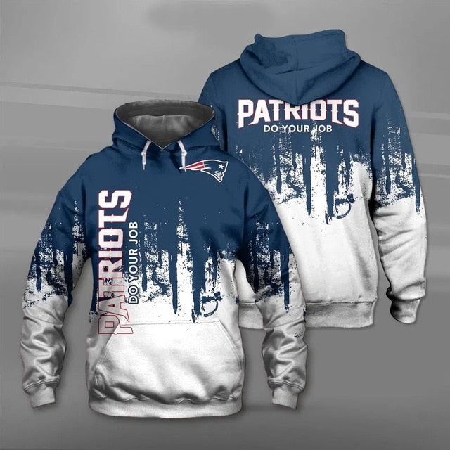 New England Patriots 3D Hoodie