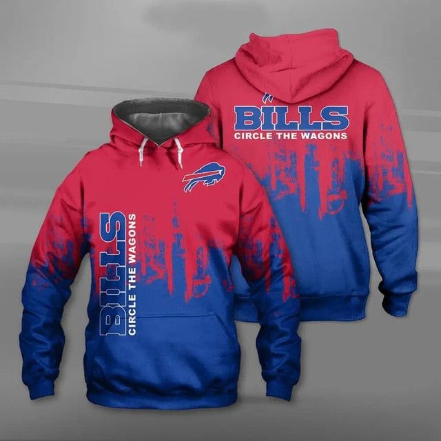 Buffalo Bills 3D Hoodie