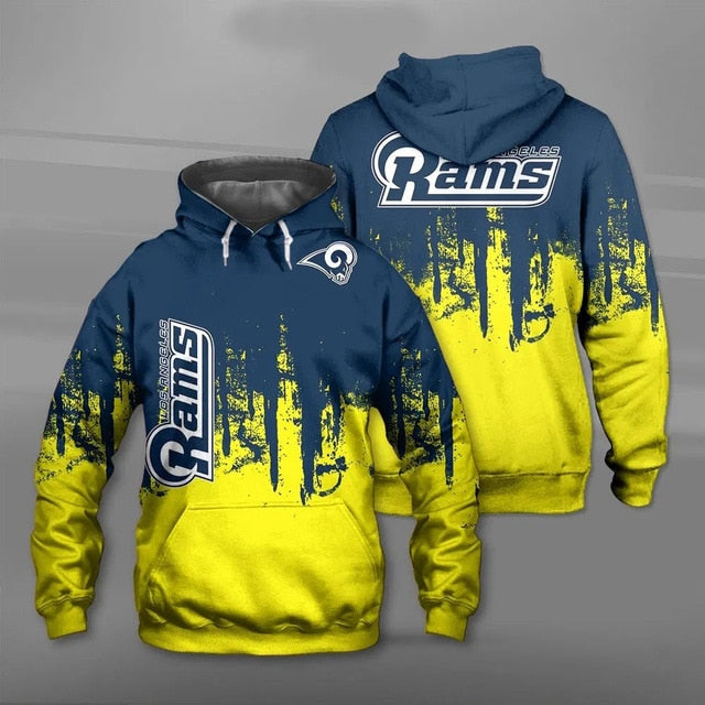 Los Angeles Rams 3D Hoodie