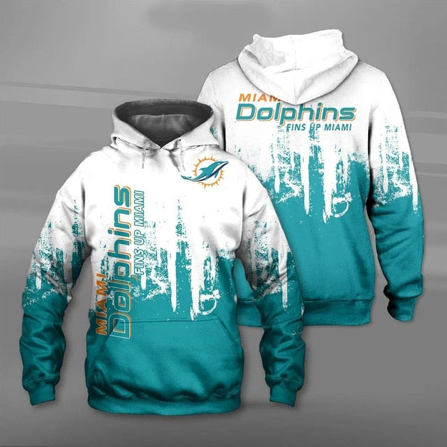 Miami Dolphins 3D Hoodie