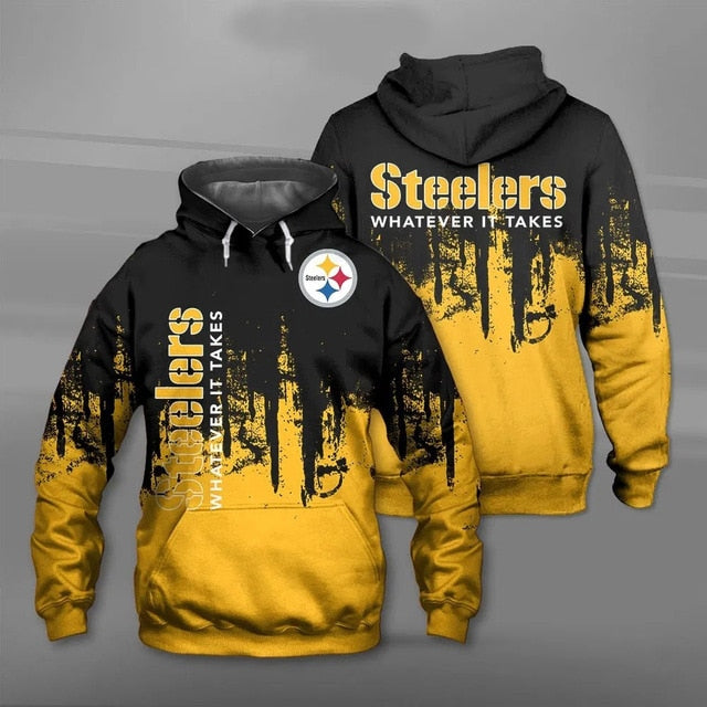 Pittsburgh Steelers 3D Hoodie