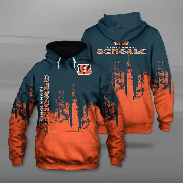 Cincinnati Bengals 3D Hoodie