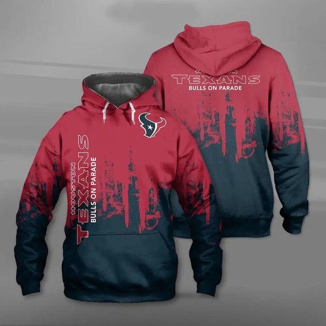 Houston Texans 3D Hoodie