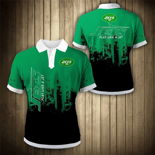 New York Jets 3D Polo Shirt