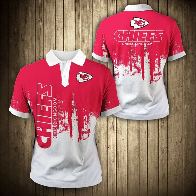 Kansas City Chiefs 3D Polo Shirt