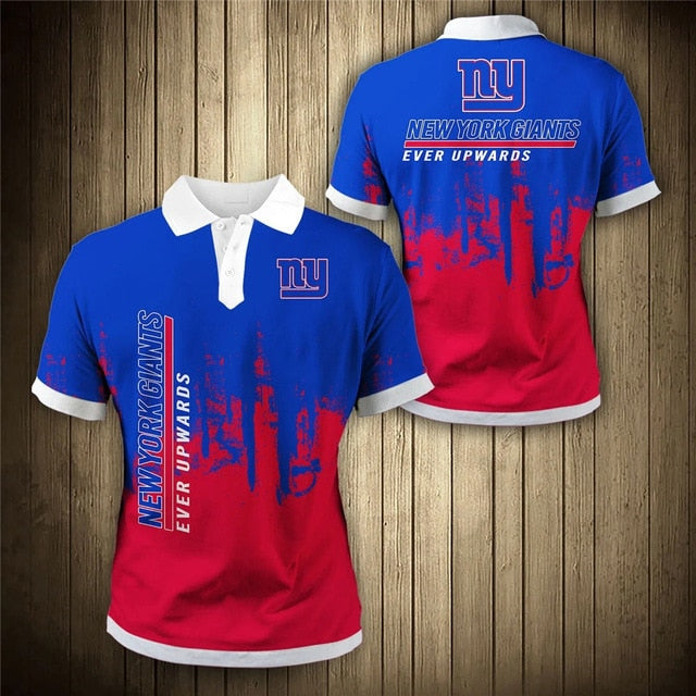 New York Giants 3D Polo Shirt