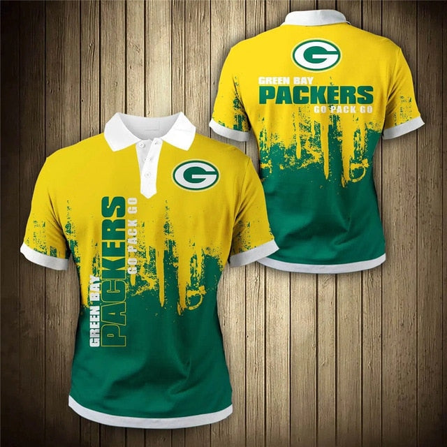 Green Bay Packers 3D Polo Shirt
