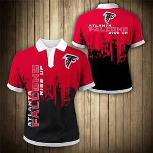 Atlanta Falcons 3D Polo Shirt