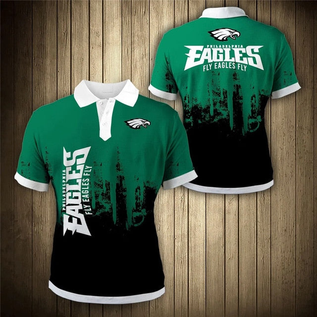 Philadelphia Eagles 3D Polo Shirt
