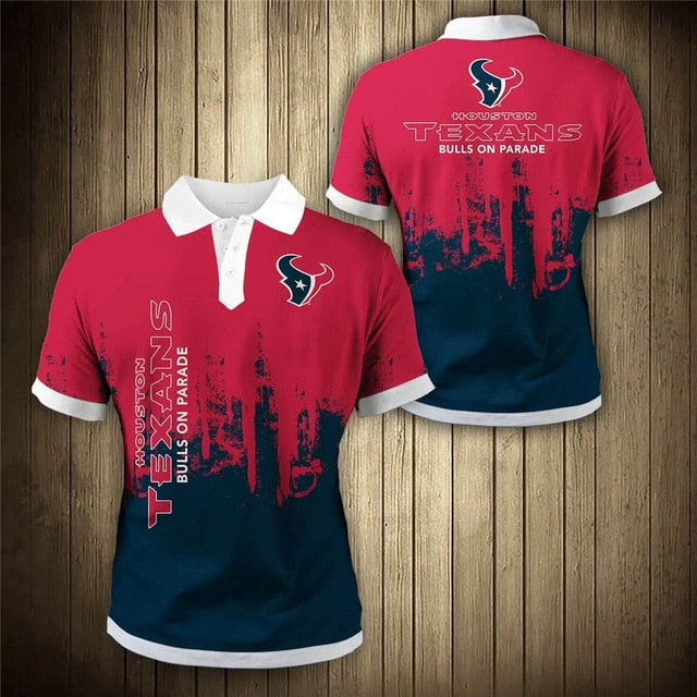 Houston Texans 3D Polo Shirt