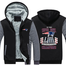 Load image into Gallery viewer, New England Patriots Thick Zipper Hoodie