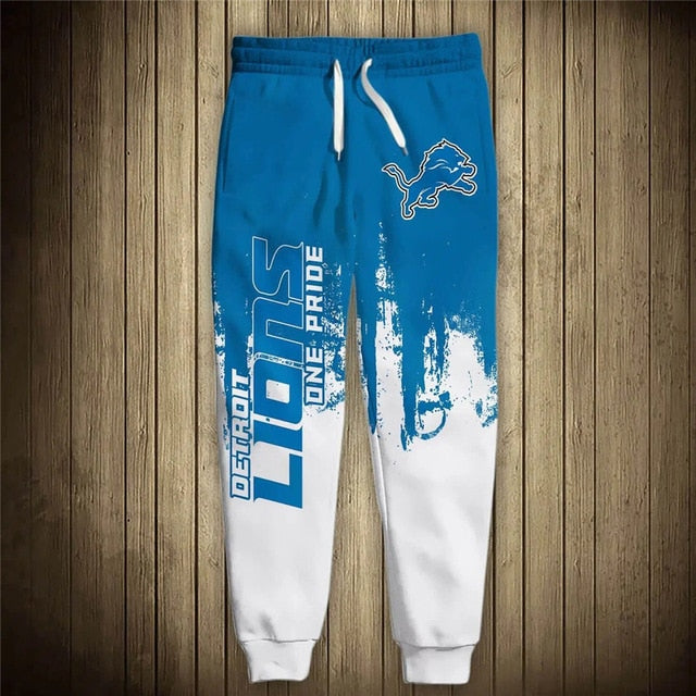 Detroit Lions 3D Sweatpants