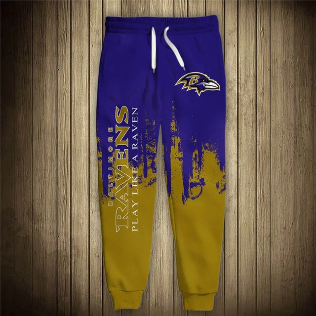 Baltimore Ravens 3D Sweatpants