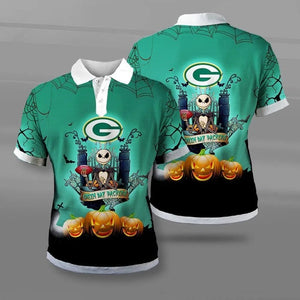 Green Bay Packers Halloween Polo Shirt