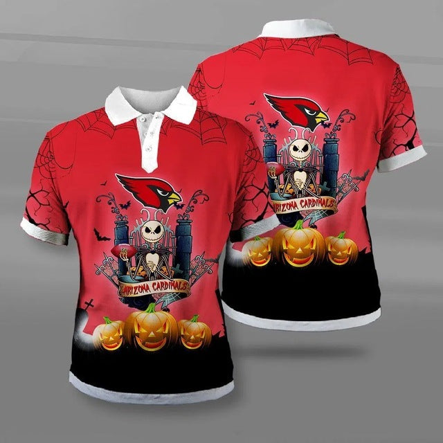 Arizona Cardinals Halloween Polo Shirt